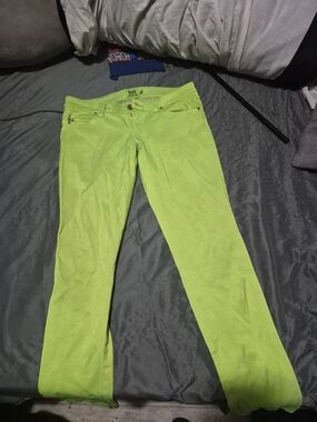 Tripp NYC Neon Lime Skinny Jeans